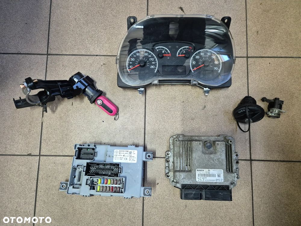 ZESTAW STARTOWY KOMPUTER STACYJKA BSI OPEL COMBO D FIAT DOBLO 3 III 10-20r. 1.6 CDTI - 1