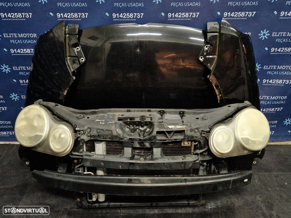 Frente completa usada VW POLO 9N 1.2 capot parachoques oticas radiadores - 5