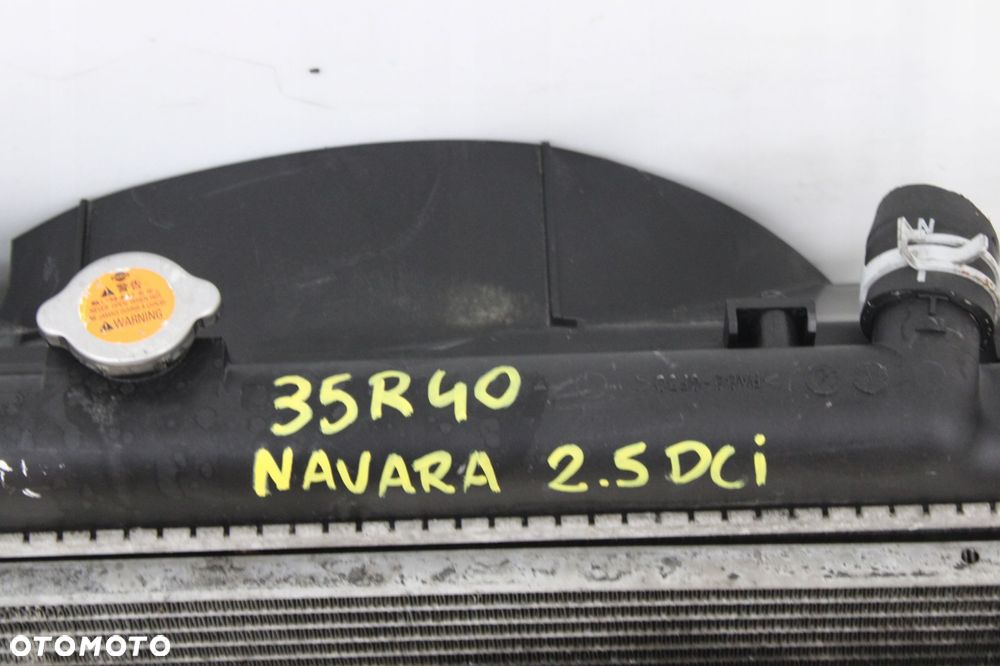 NISSAN NAVARA D40 PATHFINDER R51 05R- 2.5 DCI KOMPLET CHŁODNIC WENTYLATOR - 12