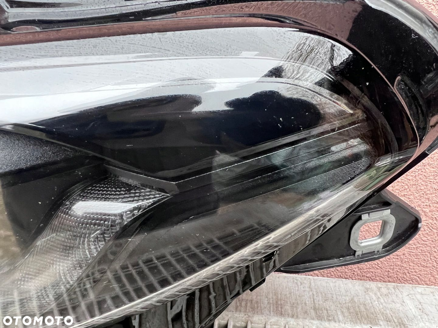 Lampa przednia FIAT TIPO II SOCZEWKA LED CZARNA LEWA EUROPA ORYGINALNA AL - 2