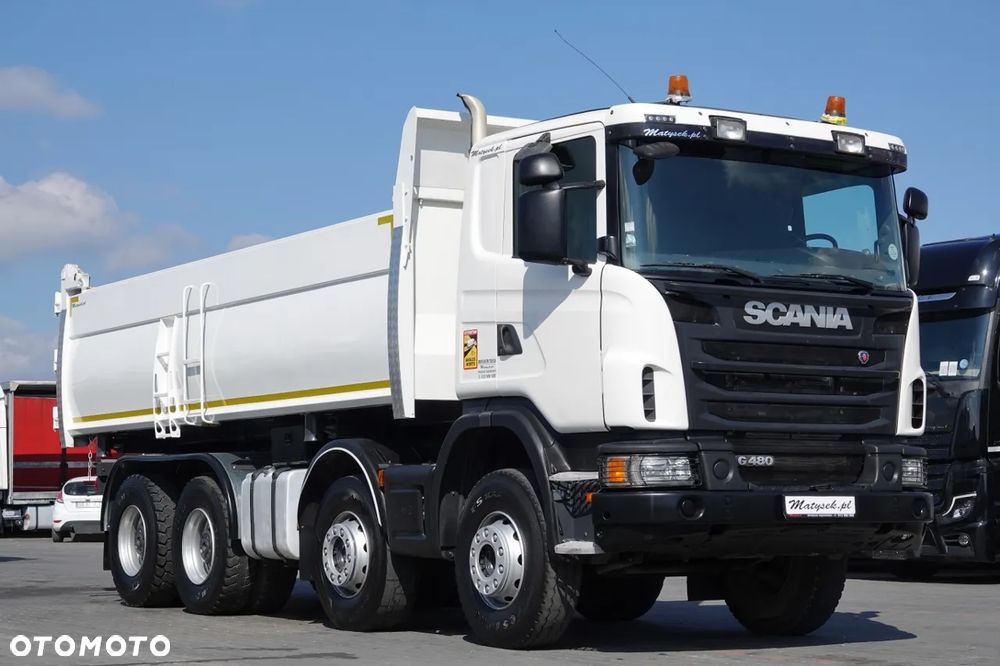 Scania G 480 / 8x4 / WYWROTKA / HYDROBURTA / BORDMATIC / MANUAL - 15