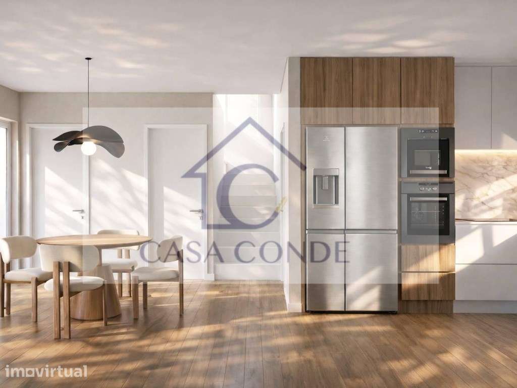 MORADIA GEMINADA T5 DUPLEX COM PISCINA | EXCELENTES ÁREAS E ACABAME... - Grande imagem: 2/24