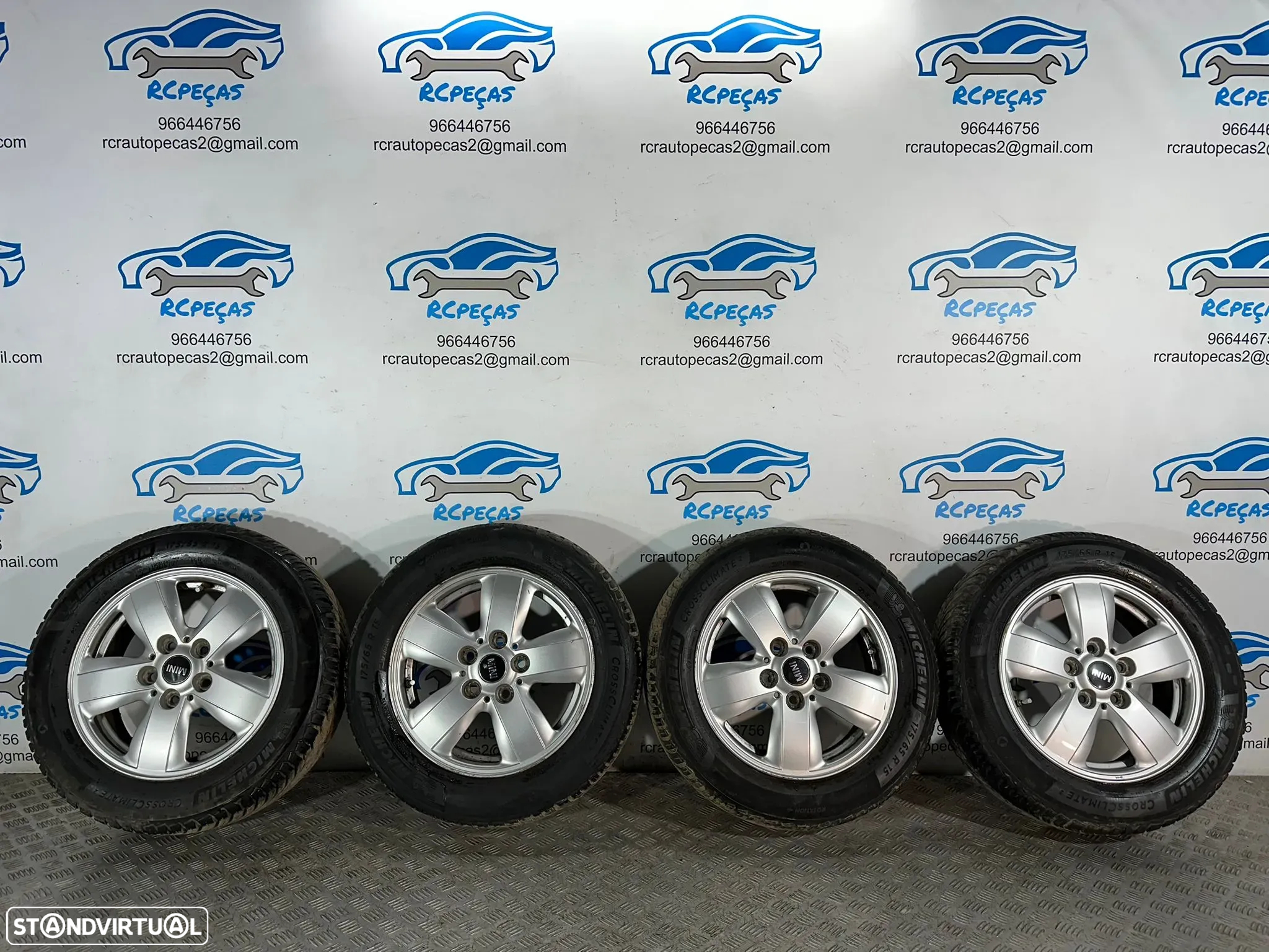 .Conjunto Jantes 15 Mini Cooper One 5x112 5.5J ET46 6855101 - 7