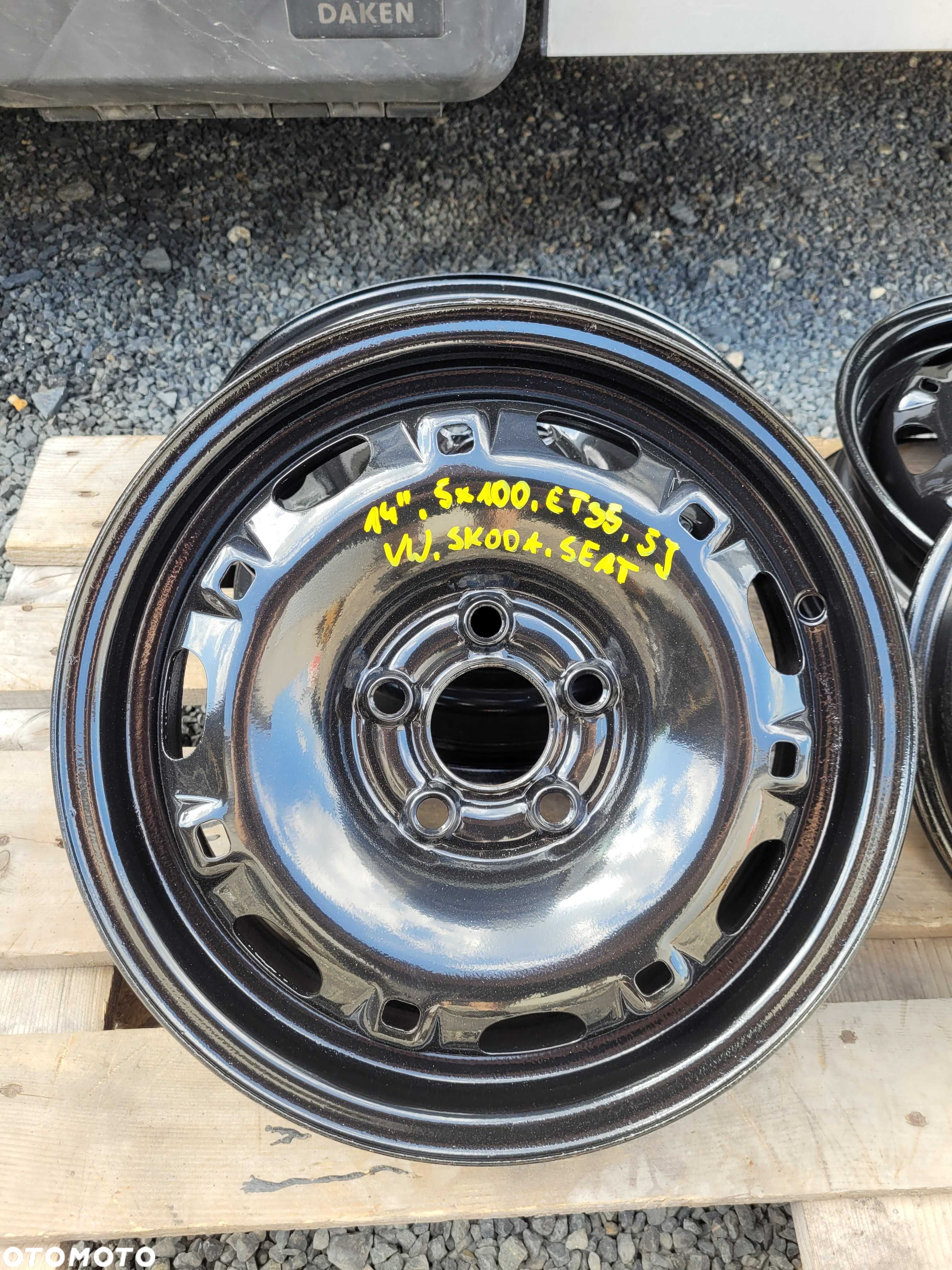 Felgi Stalowe Stalówki VW SKODA SEAT - 14 cali 5x100 - 5