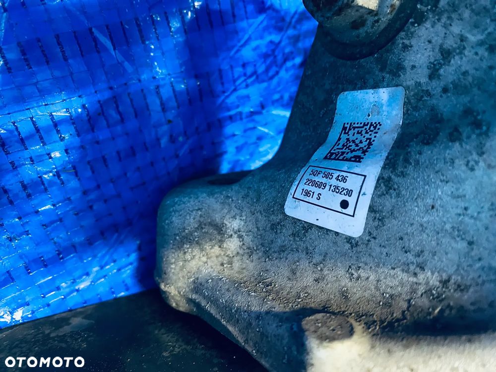 ZAWIESZENIE ZWROTNICA PRAWA KOPYTO AMORTYZATOR WAHACZE PIASTA TARCZA ZACISK KOMPLET PRAWY TYŁ TYLNIE VW PASSAT B8 2.0 TDI 2014- ; 5QF505436 ORYGINAŁ - 6