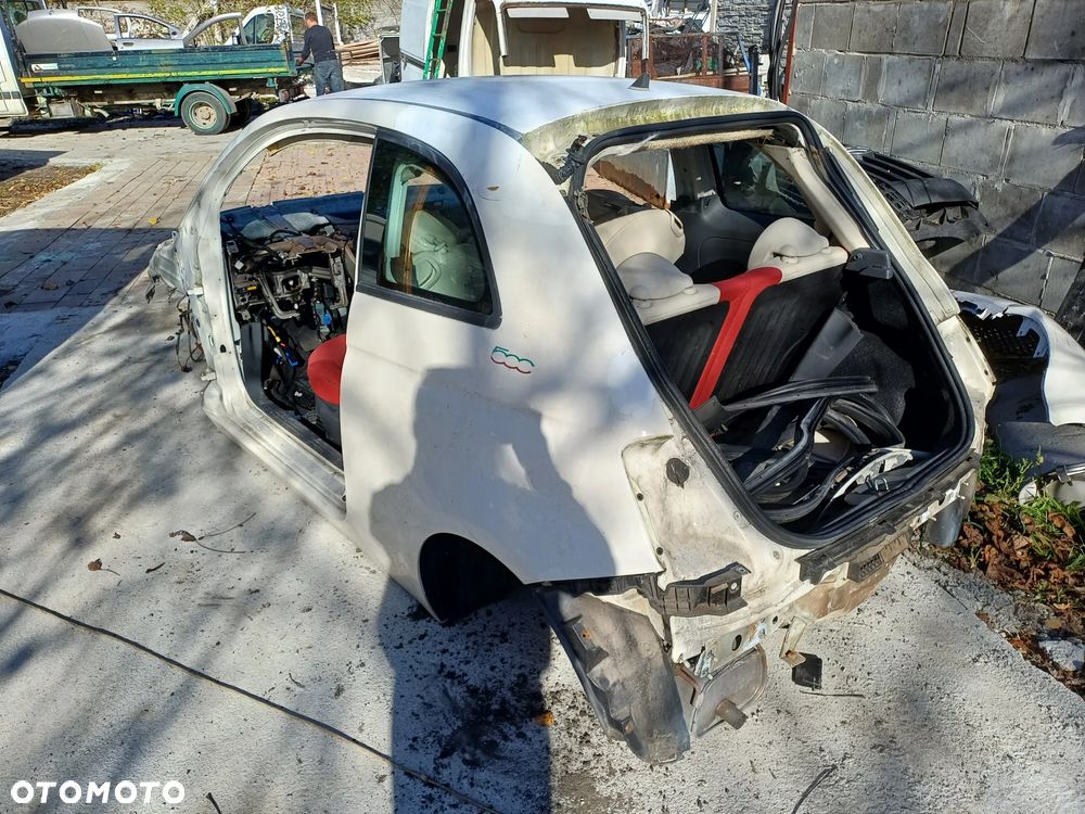 Fiat 500 ćwiartka lewa, prawa, podłużnica, słupek, próg, wanna - 7