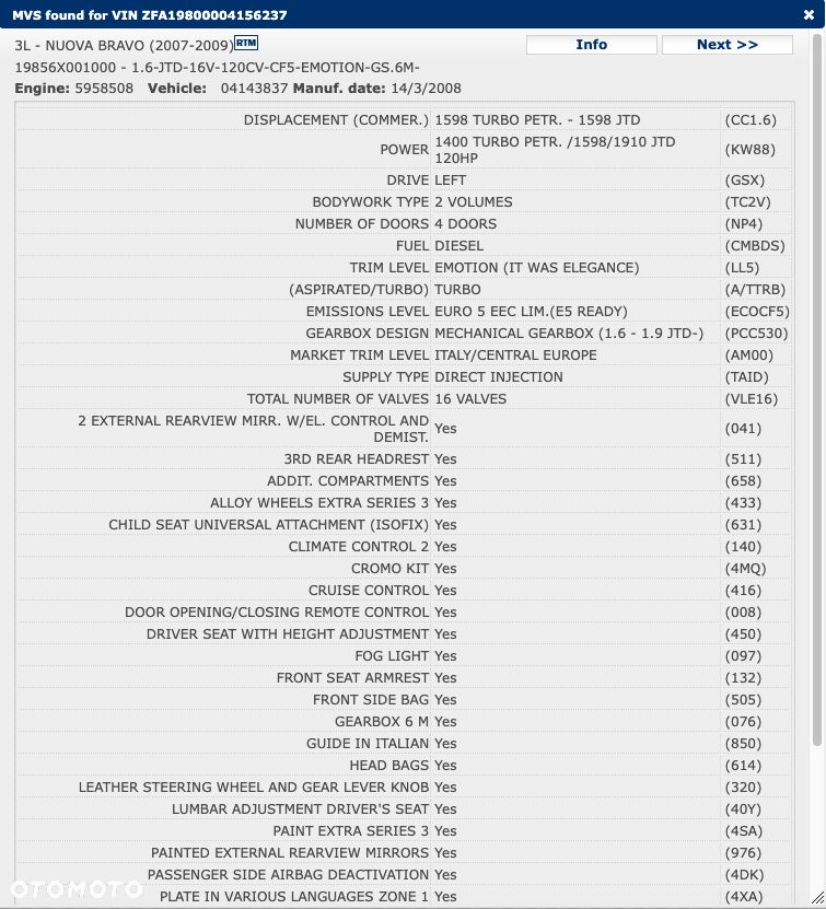 Fiat Bravo 1.6 Multijet 16V Emotion Euro5 - 5