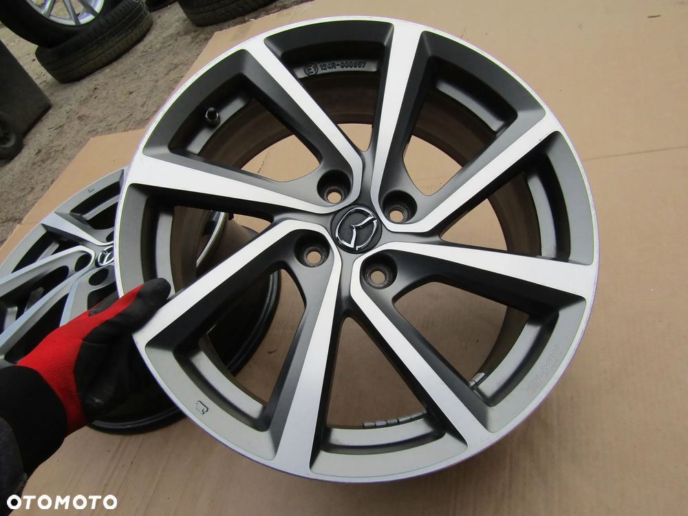1x Felga Aluminiowa 17 Mazda 2 MX5 7 j 4x100 ET45 Oryginał + czujniki TPMS - 9
