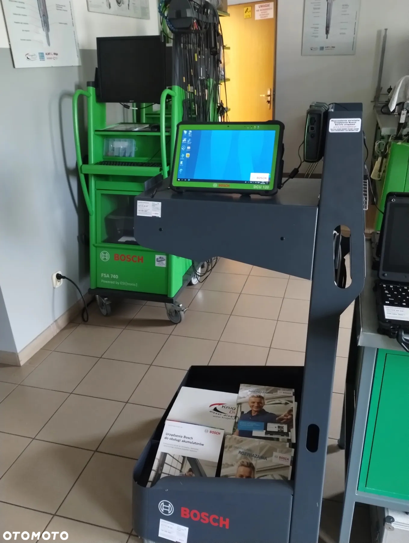 Wózek - Regał - Szafka pod tester usterek Kts i FSA Bosch - 10