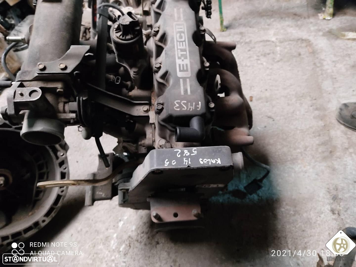 MOTOR COMPLETO CHEVROLET AVEO / KALOS FASTBACK 2005 - 3