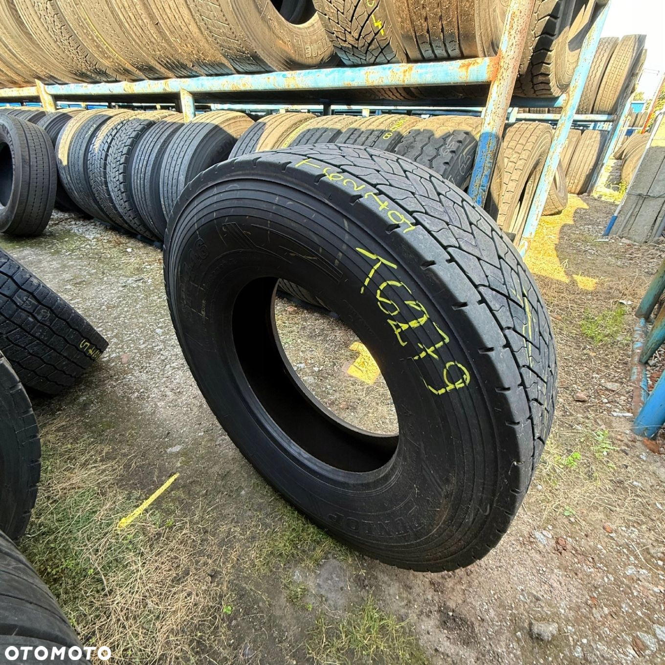 295/80R22.5 DUNLOP SP446 10-12mm NAPĘD CIĘŻAROWA NAPĘDOWA TYŁ T6279 - 3
