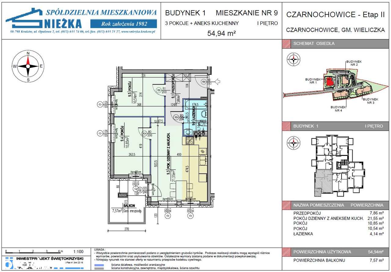 Złocień II - Czarnochowice, etap II, budynki nr 1, 2, 3 i 4.