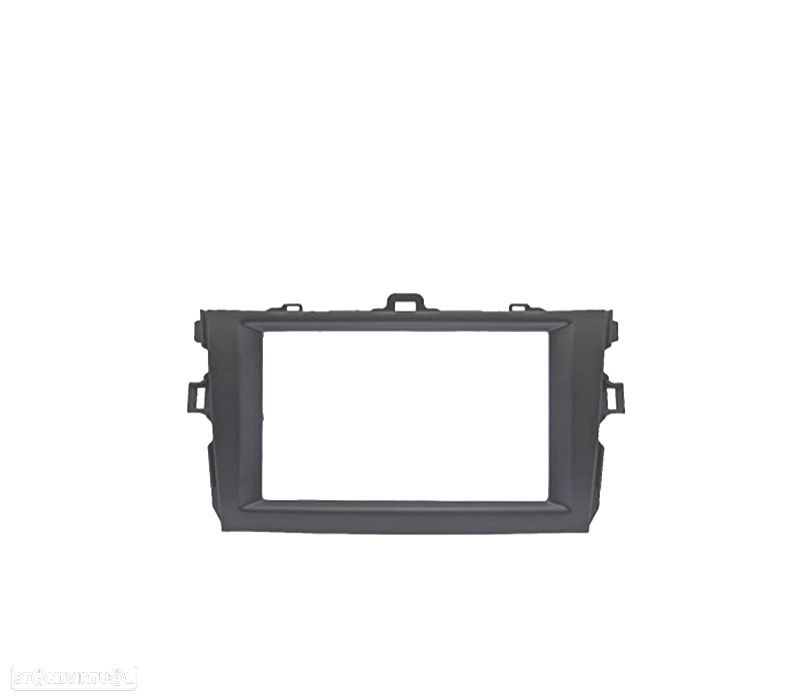 MOLDURA ADAPTADOR PRETO PARA RADIO 2-DIN PARA TOYOTA COROLLA 07-13 - 5