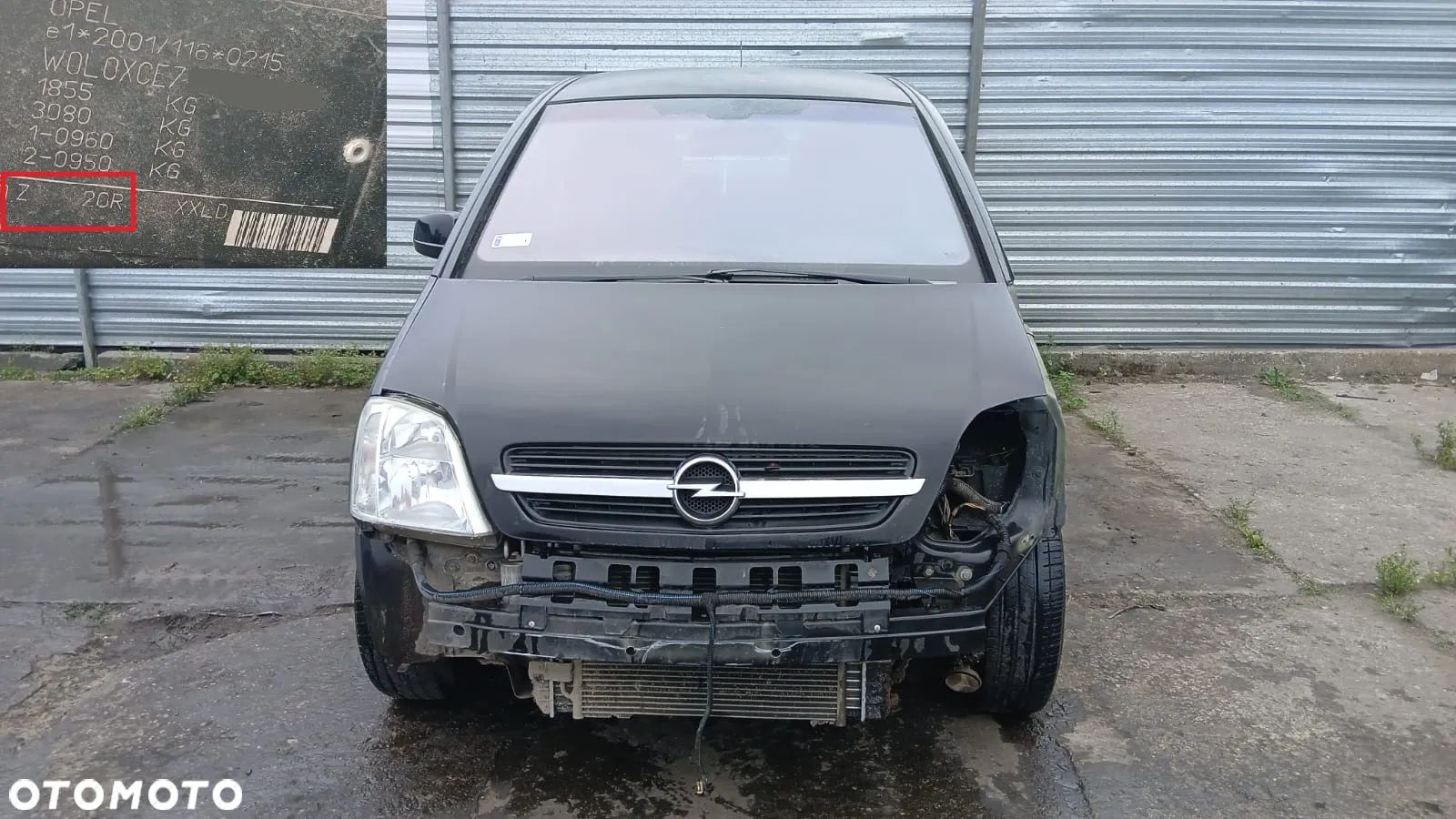 Tylko Części Opel Meriva A I 1.6 16V 100KM 74kW Z16XE 03r-05r Lakier Z20R - 1