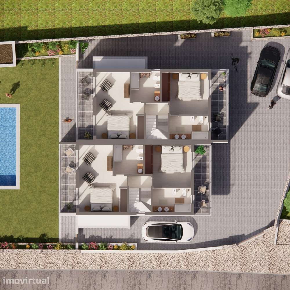 Moradia Contemporânea T2+1 em Condomínio com Piscina junto à Ericeira - Grande imagem: 2/31
