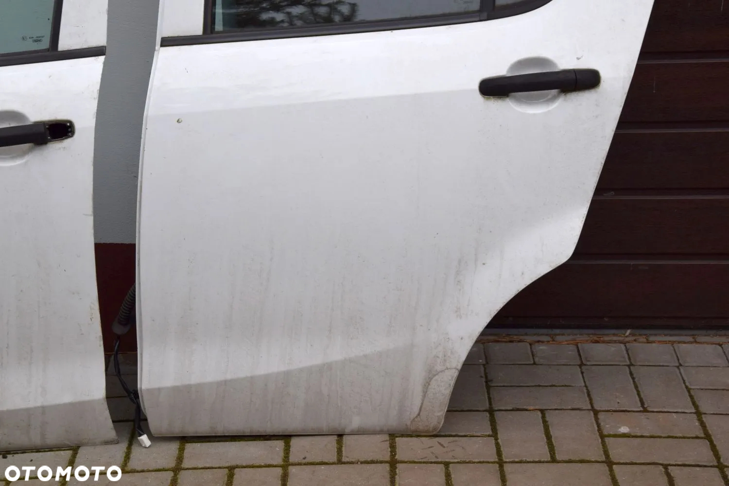 Opel Agila B II Suzuki Splash 08- Drzwi lewe tylne lewy tył 26U białe kompletne - 2
