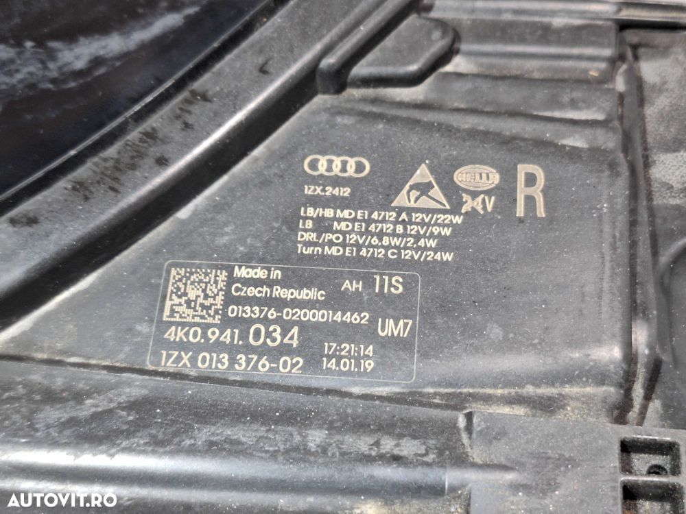 Faruri Audi A6 C8 4K LED 4K0941033 4K0941034 2018 2022 de Europa - 8