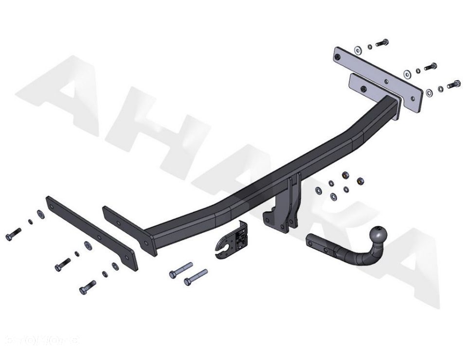 Hak Holowniczy Odkręcany Do Audi A3 8P Hatchback 2003-2008 - 3