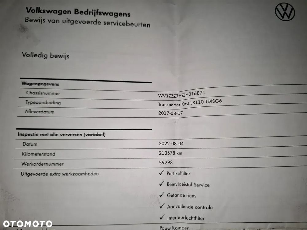 Volkswagen Transporter T6 2017 2.0TDI 150KM LONG KLIMA ALUFELGI - 36