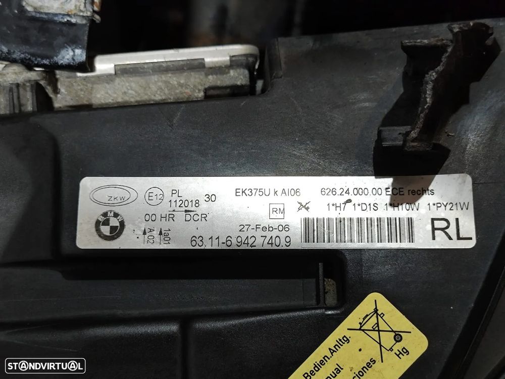 Frente completa BMW serie 3 E90 Sedan E91 Touring Carrinha Pre LCI Xenon 2004 - 2007 - 17