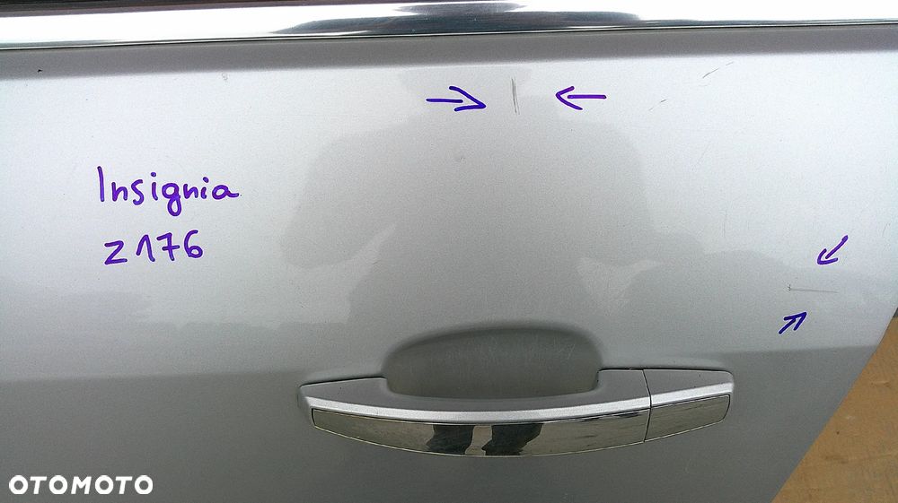 OPEL INSIGNIA A DRZWI PRZEDNIE LEWE Z176 - 2