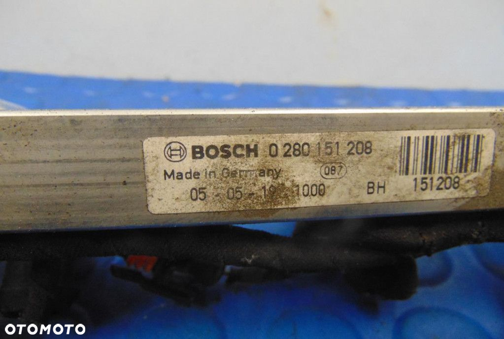 OPEL MERIVA A 1.4 16V BENZYNA Z14XEP LISTWA WTRYSKOWA 0280151208 - 3