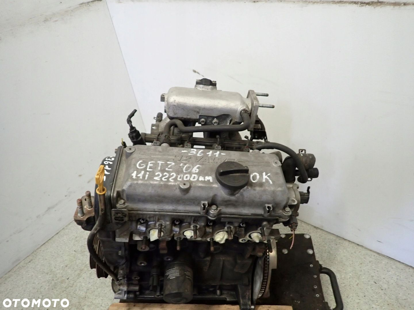 HYUNDAI GETZ 1.1i BENZYNA 06- SILNIK MOTOR G4HG - 7