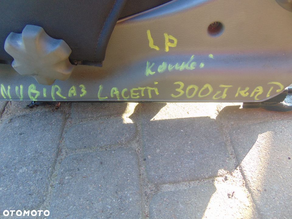 Fotele Chevrolet lacetti nubira 3 Kombi bez lewego przódu - 7