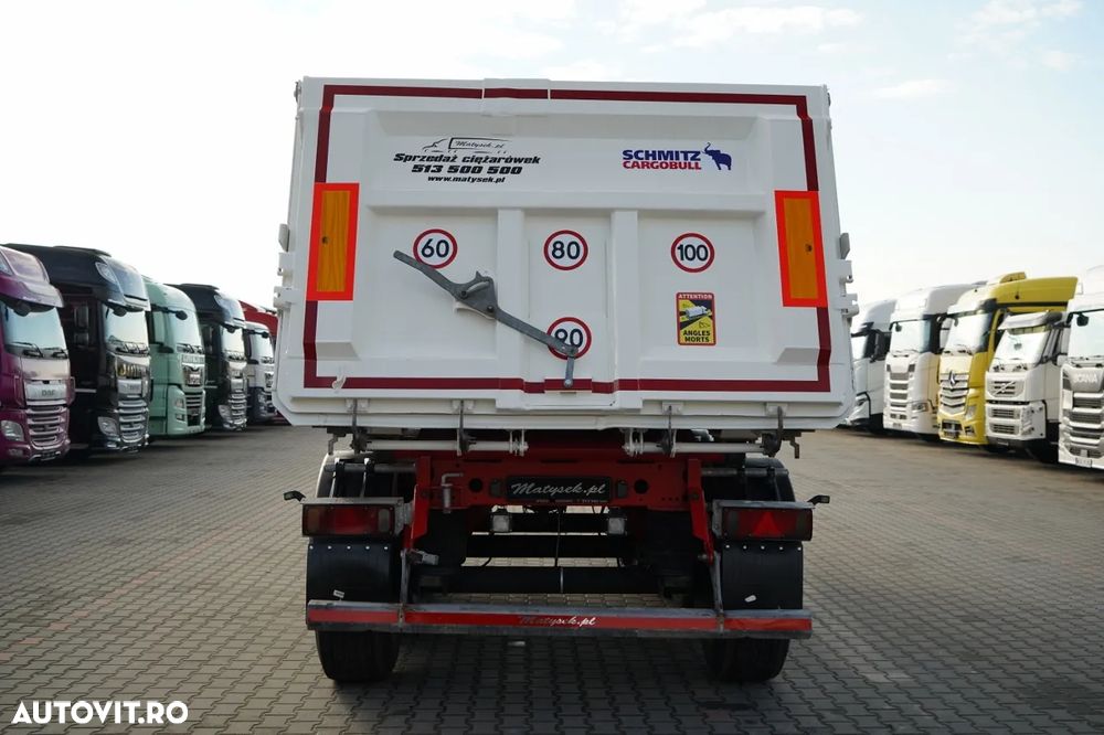 Schmitz Cargobull BASCĂ SCHMITZ 25 m3 / ALUMINIU / AXĂ RIDICATĂ / JANTE DIN ALIAJ - 12