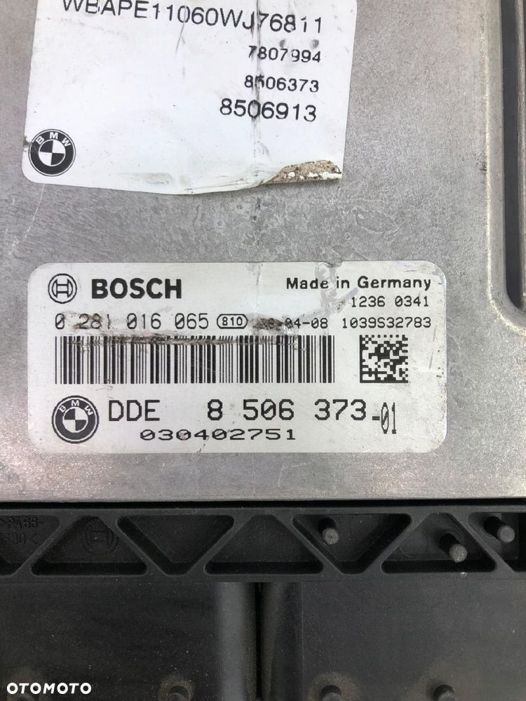 BMW E83 X3 KOMPUTER STEROWNIK SILNIKA 8506373 - 2