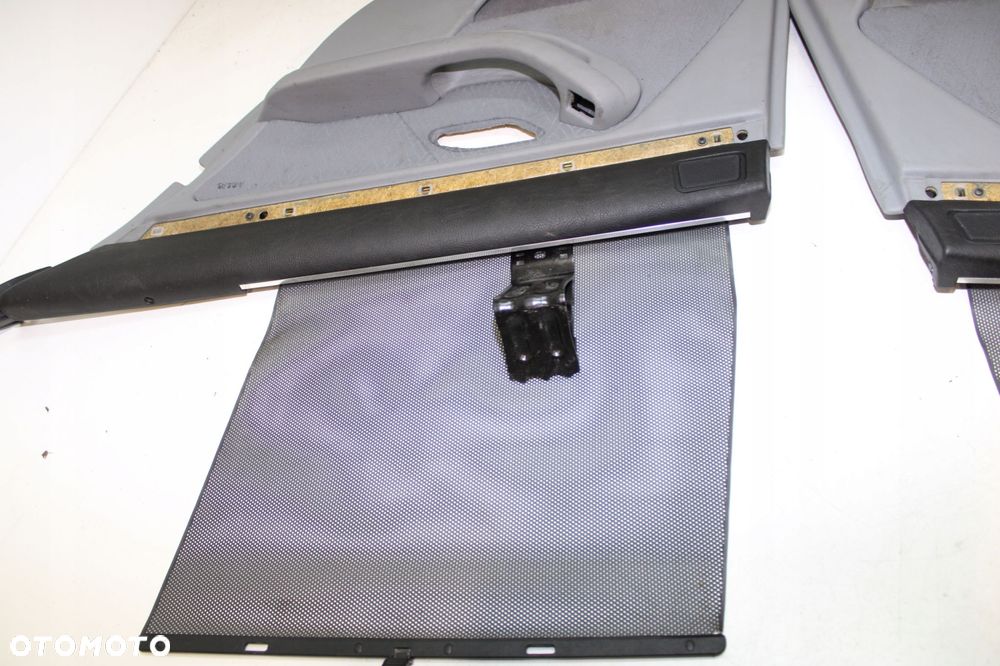 BMW E39 kombi TAPICERKA BOCZKI DRZWI 4SZT BOCZEK EUROPA ROLETY TYŁ RARYTAS - 5