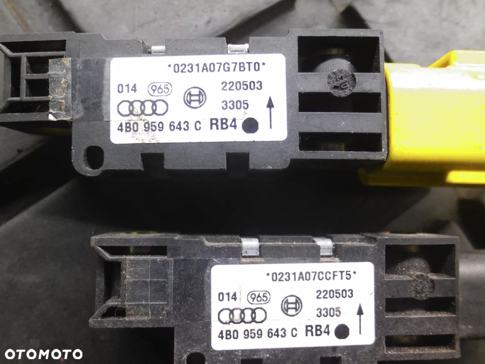 Czujniki Uderzenia Audi A6 C5 4B0959643C POSIADAM 2 SZT - 2