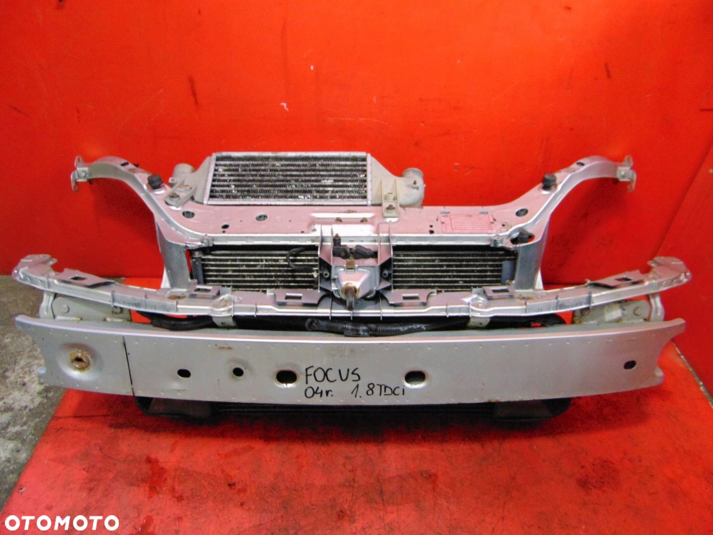 FOCUS I MK1 LIFT 01-04 1.8 TDCI PAS PRZEDNI BELKA CHŁODNICE WENTYLATOR KPL - 1