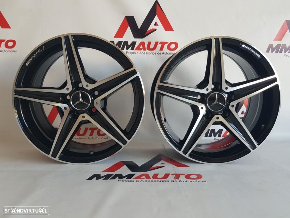 Jantes Mercedes W205 Black 18 - 1