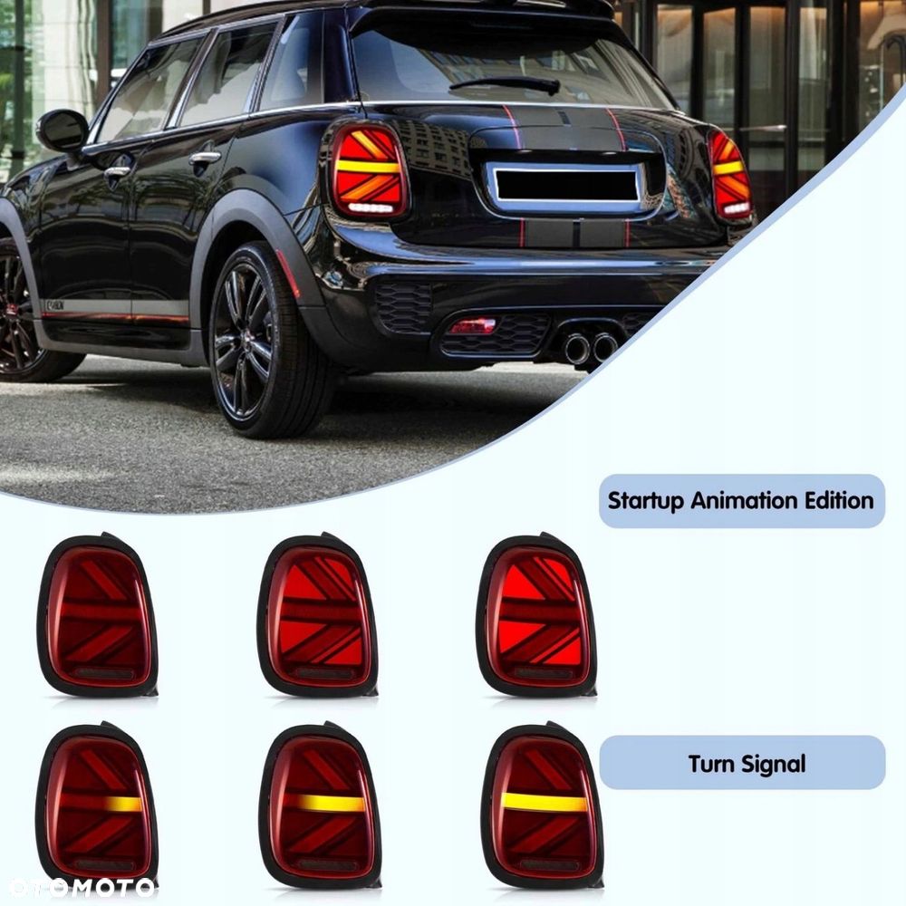 Lampy tyl ne kpl Vland Full Led Neon Tuning Mini Cooper f55 f56 f57 2014-17 - 4
