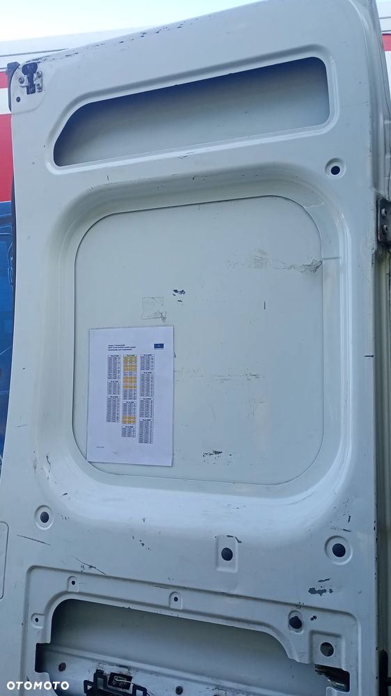 F.V BIAŁE Drzwi PRAWE TYLNE LEWE uzbrojone KOMPLETNE Drzwi białe H2 PEUGEOT BOXER FIAT DUCATO CITROEN JUMPER - 8