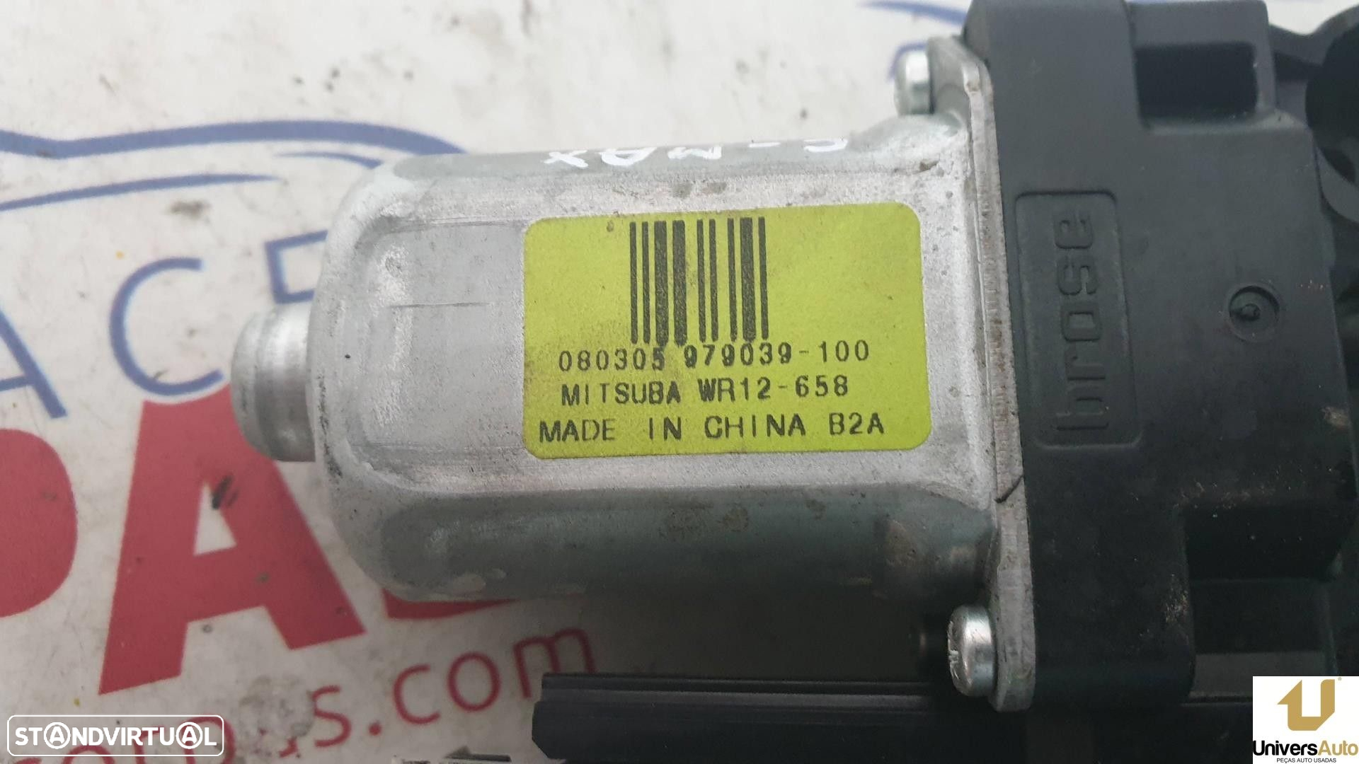MOTOR ELEVADOR DE VIDRO TRASEIRO ESQUERDO FORD FOCUS C-MAX 2008 -7M5T14B534AC - 3