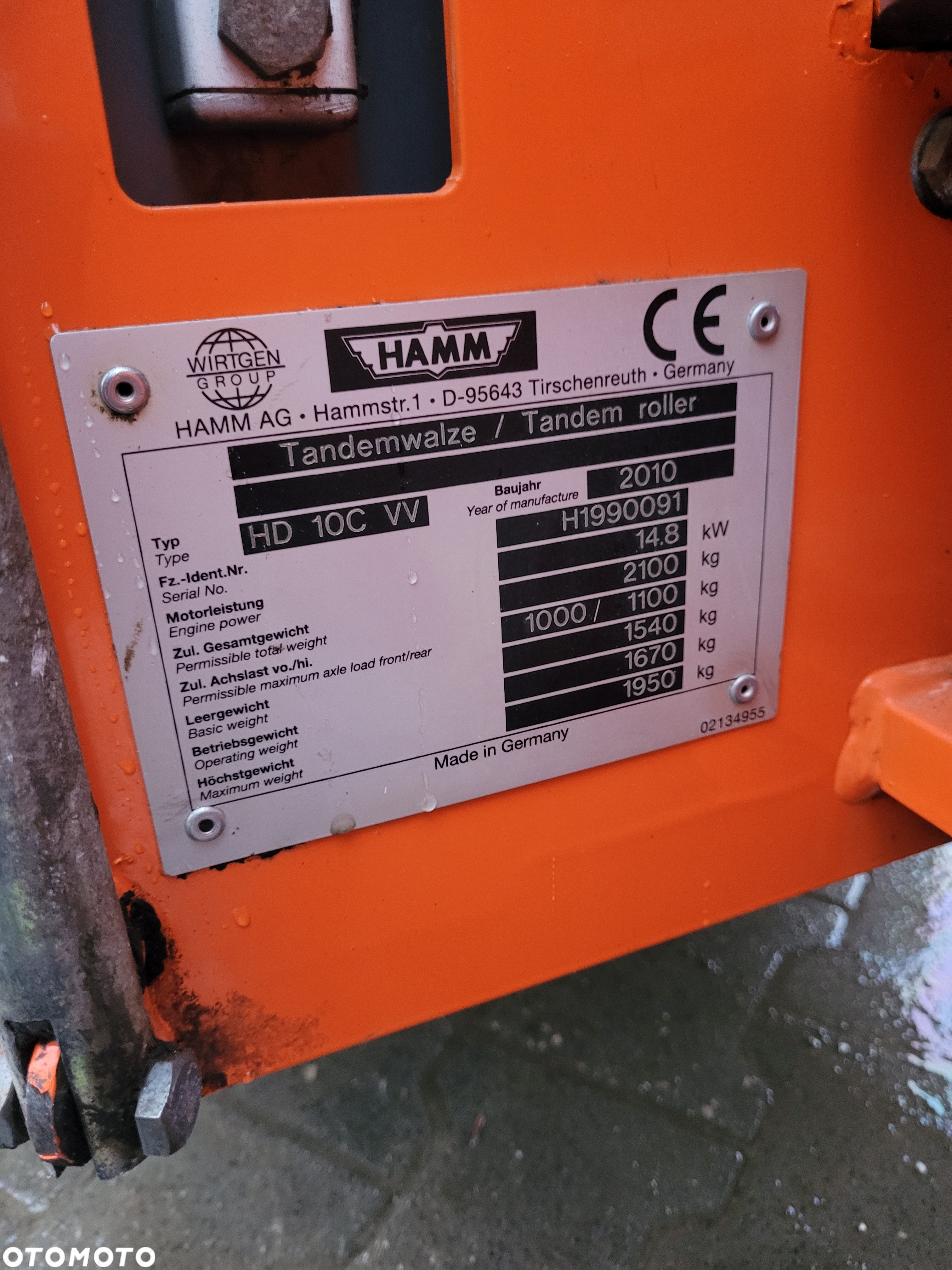 Hamm HD 10 C VV - 14