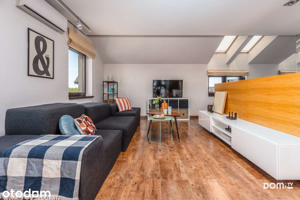 Duży taras z widokiem, wnętrza od projektanta
