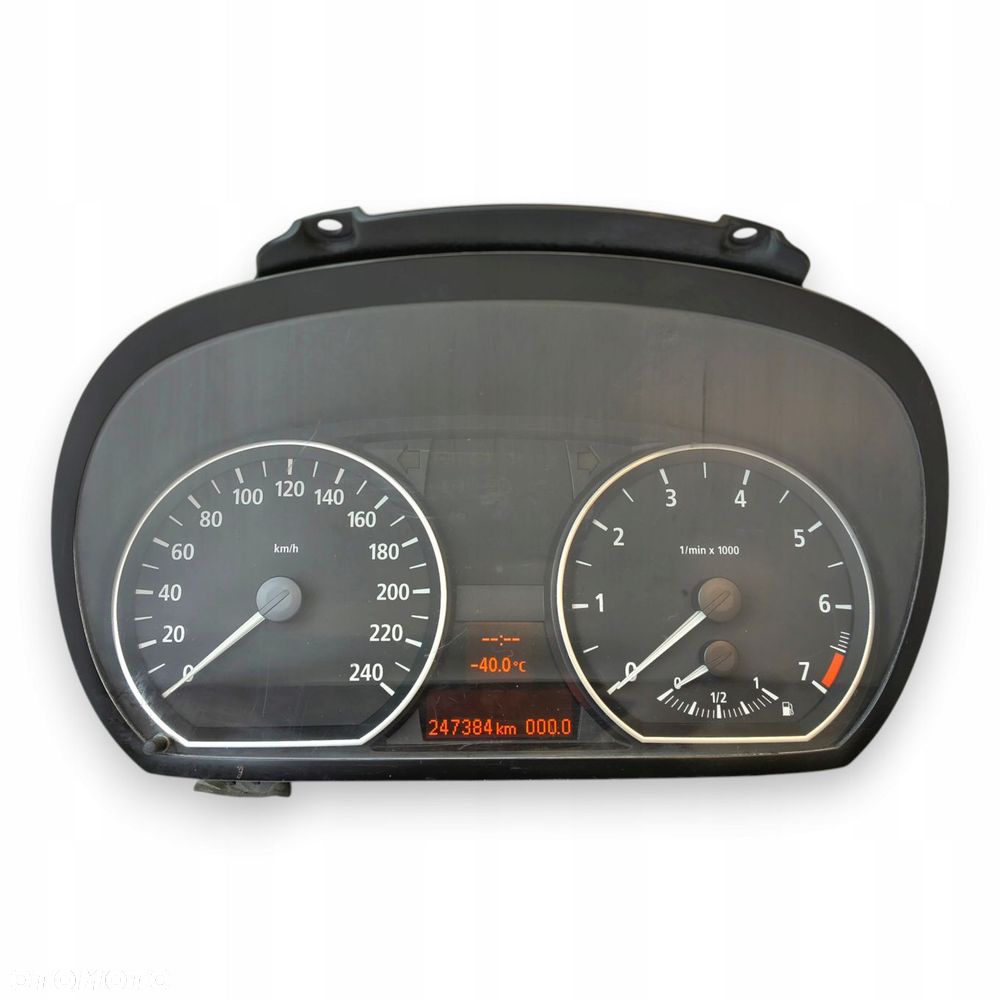 LICZNIK ZEGARY 6947136 BMW E81 E87 2.0 D Diesel 247 384km europa - 3