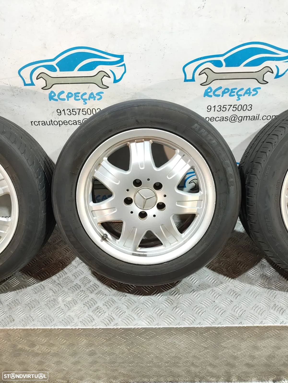 Jantes 16 Polegadas Originais Mercedes Benz - 5x112 - A1714010902 - CLK SLK R170 R171 Class C W202 W203 - 5