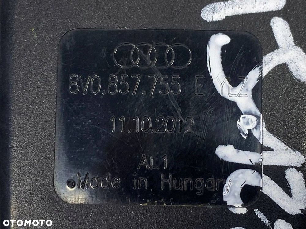ZAPINKA KLAMRA UCHWYT PASA LEWA PRZEDNIA LEWY PRZÓD AUDI A3 8V 8V0857755E - 12