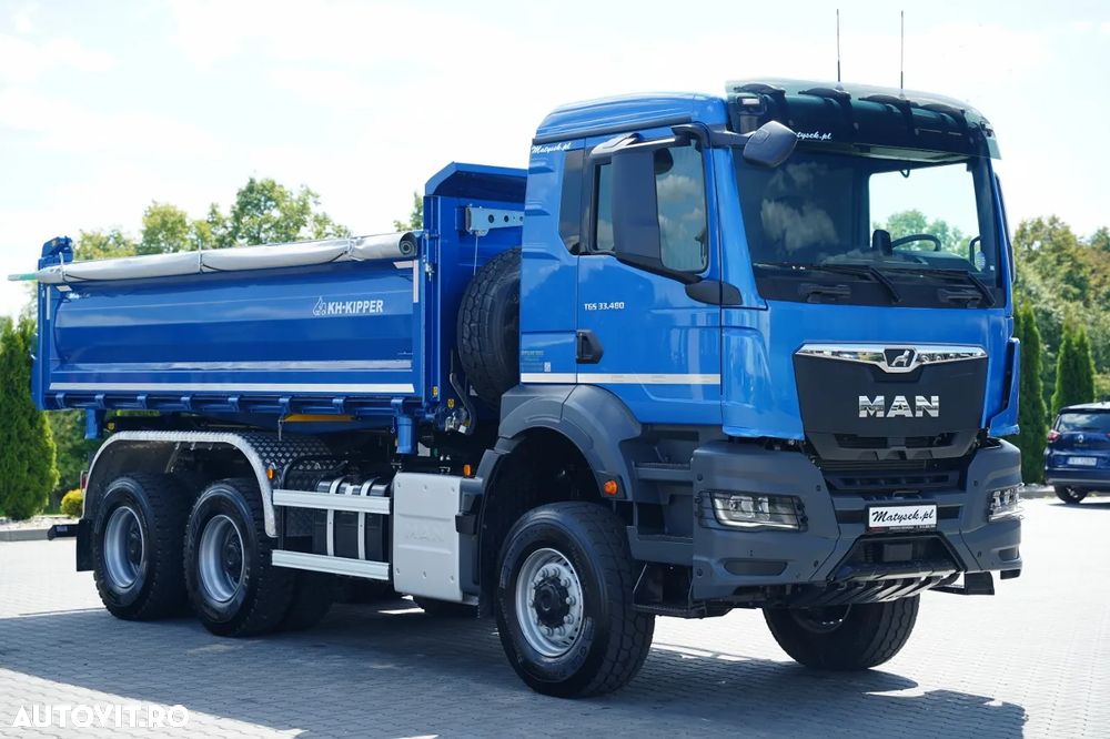 MAN TGS 33.480 / 6X6 / BASCULATOR 3 LATE / KH KIPPER / HYDROBRAD / AUTOMAT / EURO 6 - 18