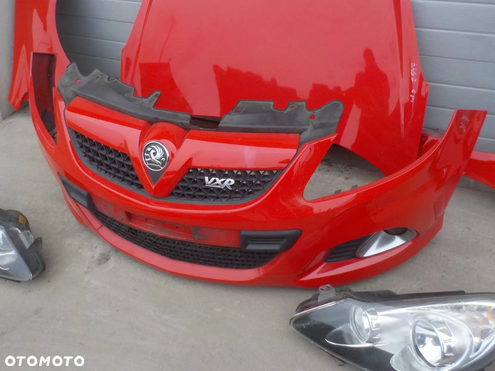OPEL CORSA D 1.6T B OPC PRZÓD MASKA ZDERZAK BŁOTNIKI PAS PRZEDNI Z CHŁODNICAMI LAMPY UK KOLOR Z547 - 3