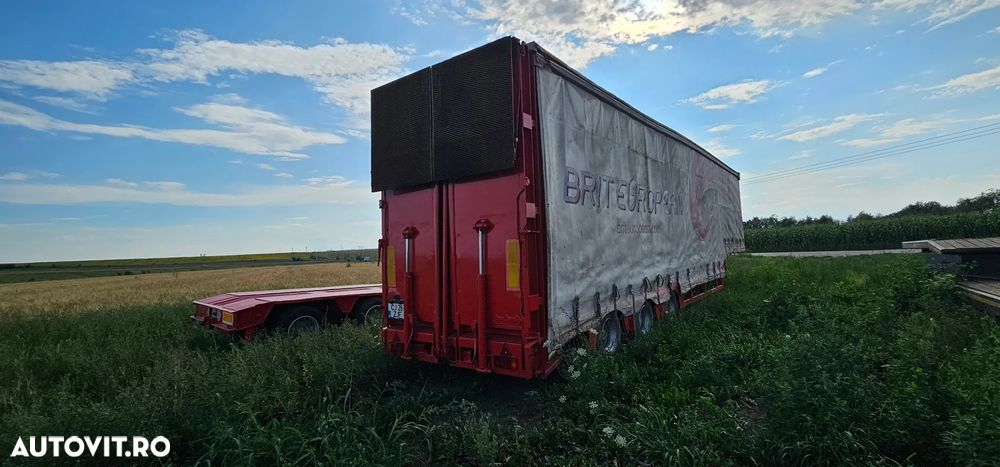 Nooteboom Trailer 3 axe cu prelată - 10