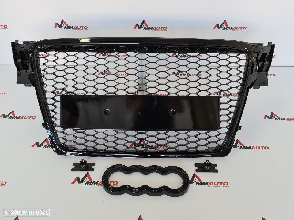 Grelha Frontal Audi A4 B8 Look RS4 - 1