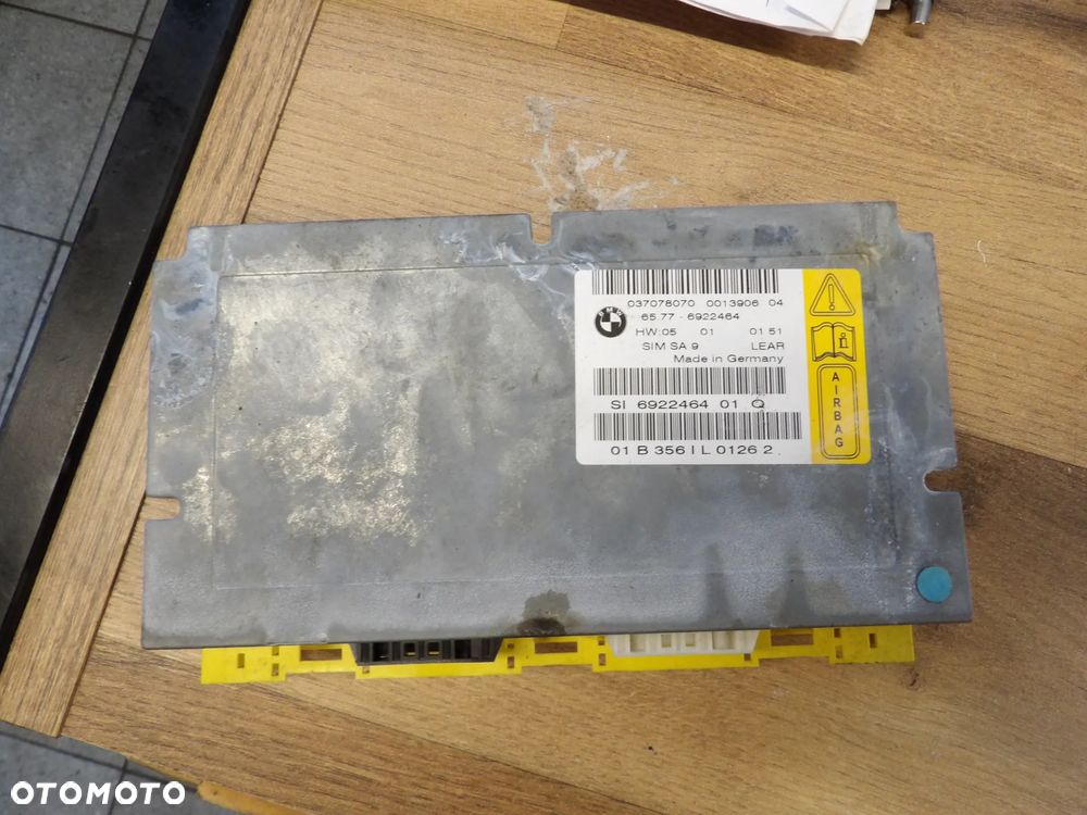 BMW - E65,E66 - MODUŁ , STEROWNIK PODUSZEK - AIRBAG - 6922464 - 1