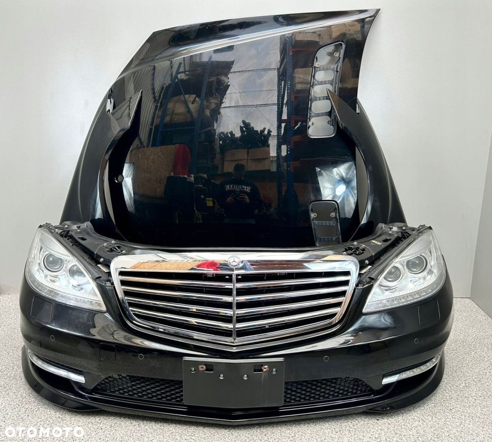 MERCEDES S W221 LIFT AMG ZDERZAK PAS LAMPY BI XENON CHŁODNICE BŁOTNIKI - 1