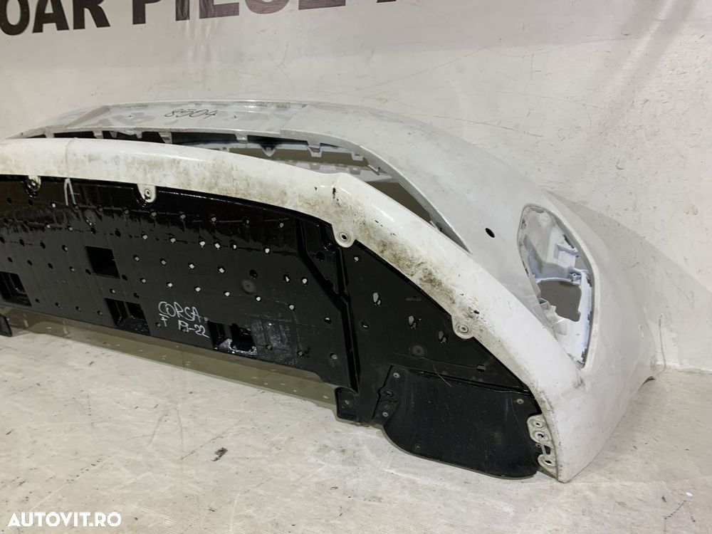 Bara fata Opel Corsa F, 2019, 2020, 2021, 2022, 2023, cod origine OE 9830280980, cu gauri pentru senzori de parcare (6). Include scut. - 5