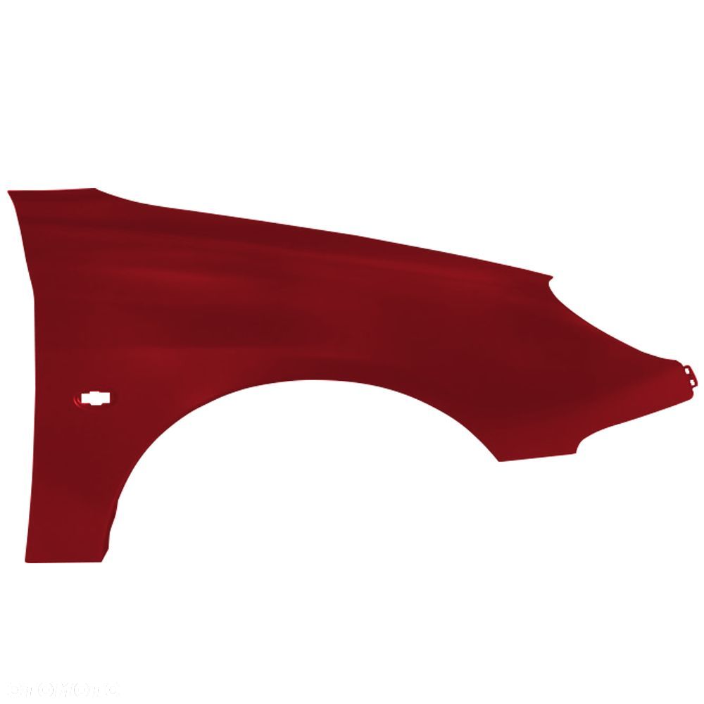 BLU Błotnik PEUGEOT 206 CC KJF Prawy Przód Czerwony 1998-2009 RougeArdent - 2